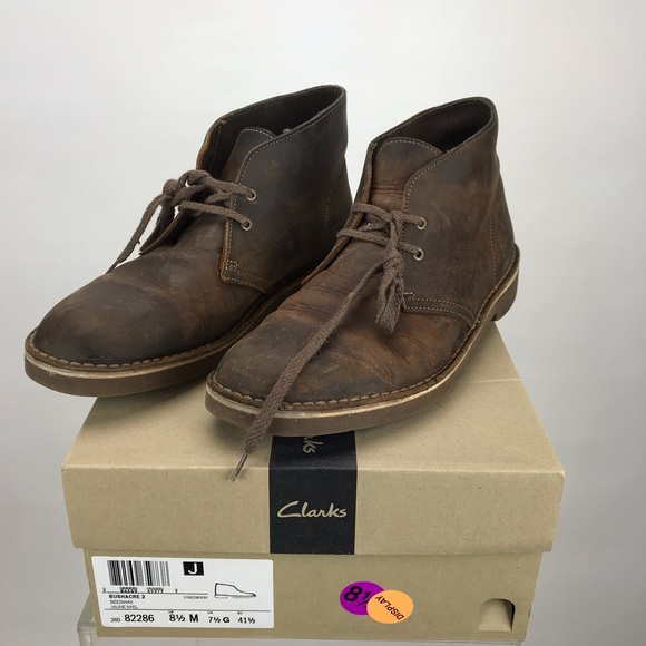 Clarks Other - Clarks Beeswax Brown Leather Chukka Boots 8.5